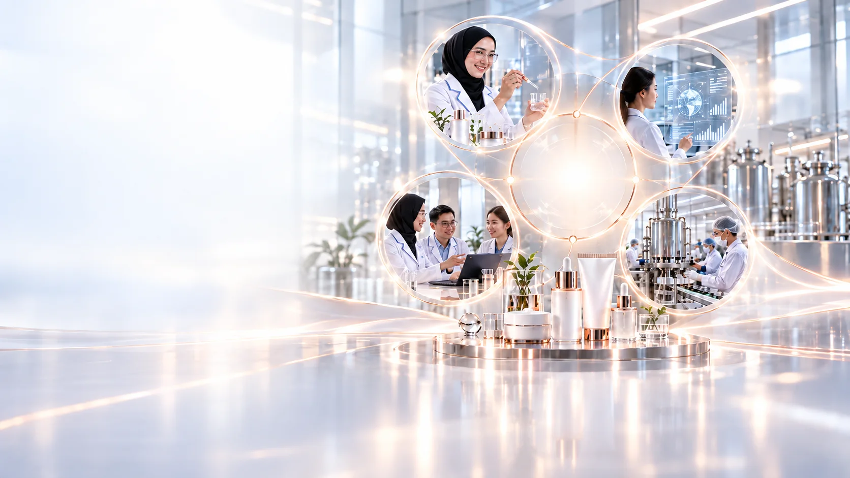 Empat dunia Lunaray yang terhubung: science, intelligence, expertise, dan manufacturing